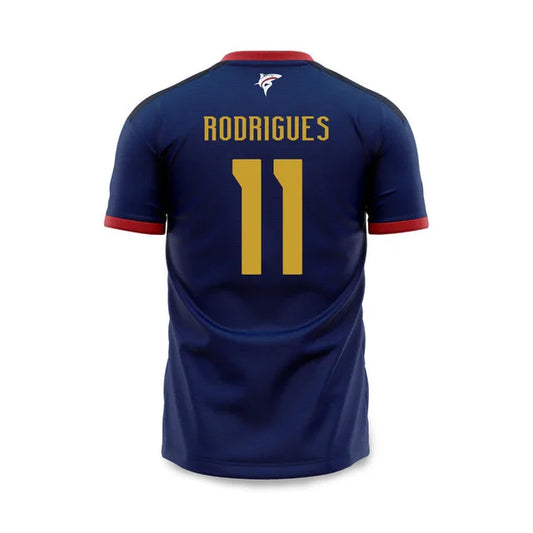 2026 World Cup Rodríguez Cape Verde Soccer Jersey Player Version Match Version - No.11 Home Blue and Away White
