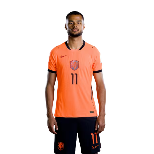 Netherlands National Team 2026 World Cup Jersey (Player Version/Match Version) — Forwards: No. 9 Wout Weghorst, No. 10 Memphis Depay, No. 11 Cody Gakpo / Aanvallers: nr. 9 Wout Weghorst, nr. 10 Memphis Depay, nr. 11 Cody Gakpo