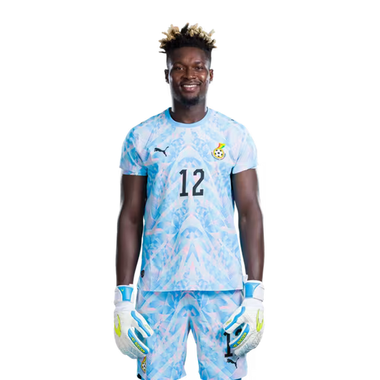 Ghana National Football Team 2026 World Cup Jersey (Player Version/Match Version) — Goalkeepers: No.1 Lawrence Ati ZIGI, No.12 Joseph ANANG,No.16 Benjamin ASARE