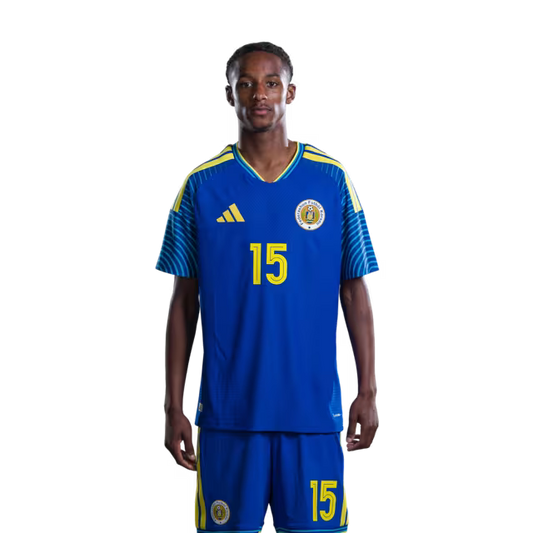 2026 World Cup Curaçao National Football Team Jersey (Player Version/Match Version) — Midfielders: No. 10 Leandro Bacuna, No. 15 Arjany Martha, No. 21 Tahith Chong, No. 22 Kevin Felida/ Jersey de Kopa Mundial 2026 Selection National di Futbòl Kòrsou