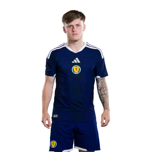 Scotland National Football Team 2026 World Cup Jersey (Player Version/Match Version) — Forwards: No.17 Ben GANNON-DOAK, No.18 George HIRST,No.20 Lawrence SHANKLAND, No.25 Findlay CURTIS