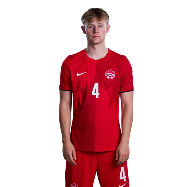 Canada National Soccer Team 2026 FIFA World Cup Jerseys (Player Version and Match Version) – Defenders: #2 Alistair JOHNSTON, #3 Alfie JONES, #4 Luc DE FOUGEROLLES