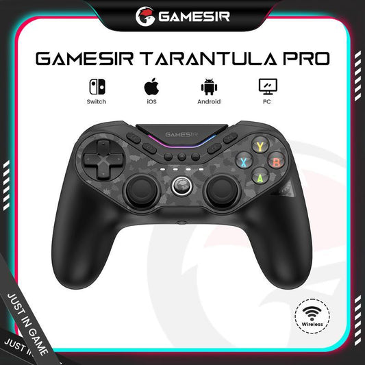 GameSir Tarantula Pro (Not for Xbox) Wireless Controller for PC/Switch/iOS/Android - ABXY Layout Switching, Anti-Drift TMR Sticks, 9 Mappable Buttons, RGB Lighting, 1200mAh Console Smartphone