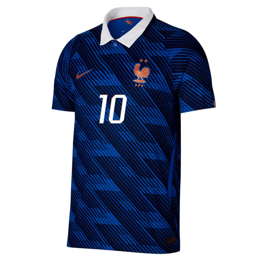 2026 World Cup Mbappe France Soccer Jersey Player Version Match Version - No.10 Home Royal and Away Green
