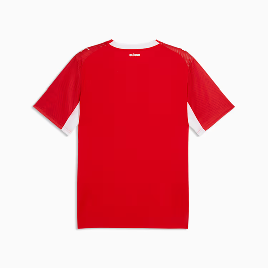2026 World Cup Xhaka Switzerland Soccer Jersey Player Version Match Version - No.10 Home Red and Away Green.