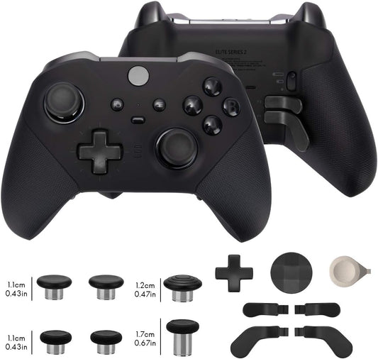 13 in 1 Controller Metal Thumb Sticks for Xbox One Elite Series 2 Controller Accessory Sets, Gaming Accessory Replacement with Metal Mod 6 Swap Joysticks, 4 Paddles, 2 D-Pads, 1 Tool