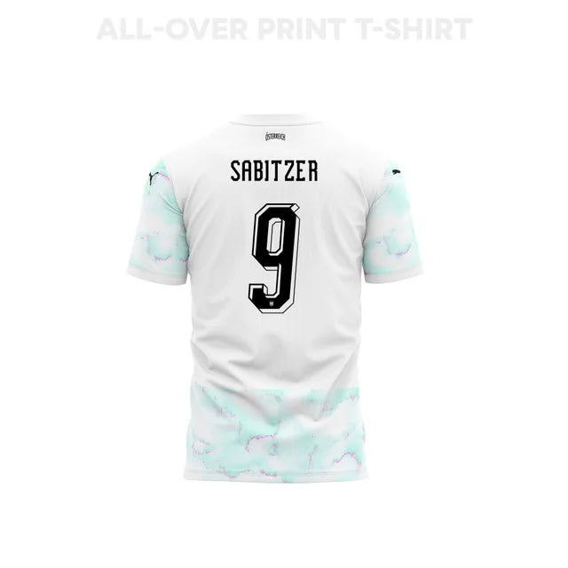 2026 World Cup Sabitzer Austria Soccer Jersey Player Version Match Version - No.9 Home Red and Away White