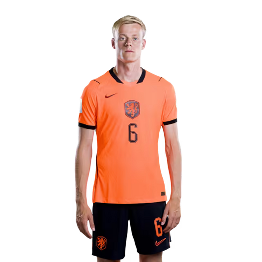 Netherlands National Team 2026 World Cup Jersey (Player Version/Match Version) — Defenders: No. 6 Jan Paul van Hecke, No. 12 Mats Wieffer, No. 15 Micky van de Ven / Verdedigers: nr. 6 Jan Paul VAN HECKE, nr. 12 Mats WIEFFER, nr. 15 Micky VAN DE VEN