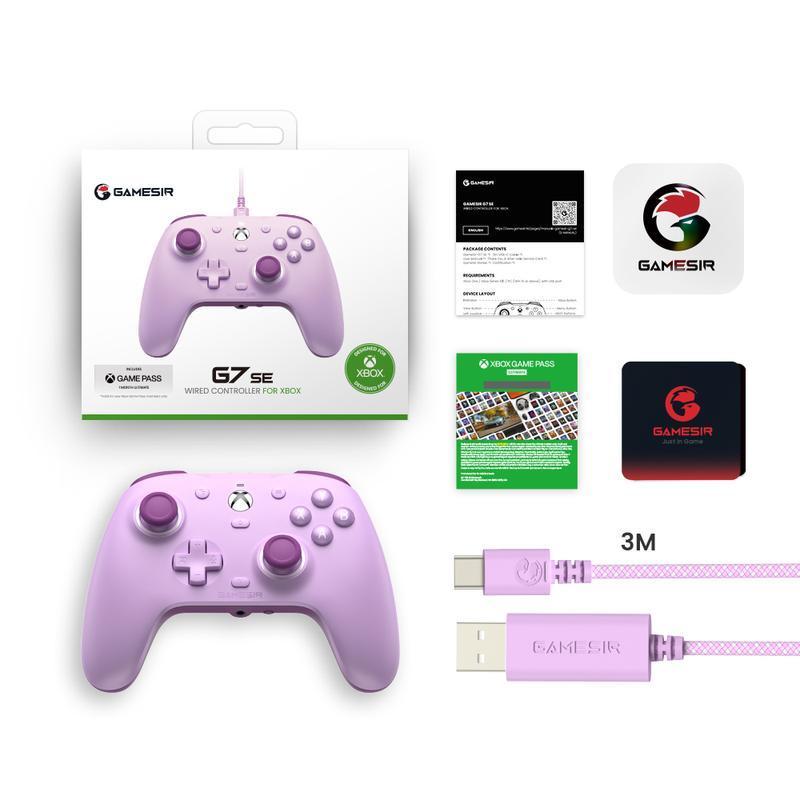GameSir G7 SE Multi-Color Wired Controller, Precision Gamepad for Xbox Series X|S, Xbox One & Windows 10/11 with Hall Effect Joysticks