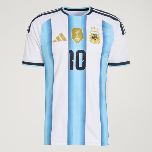 2026 World Cup Messi Argentina Soccer Jersey Player Version Match Version - No. 10 Home White & Blue and Away Black & Blue