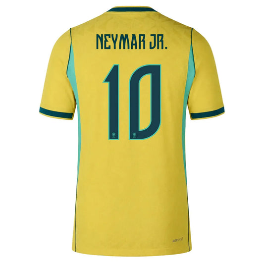 2026 World Cup Neymar Jr. Brazil Soccer Jersey Player Version Match Version - No.10 Home Yellow and Away Blue