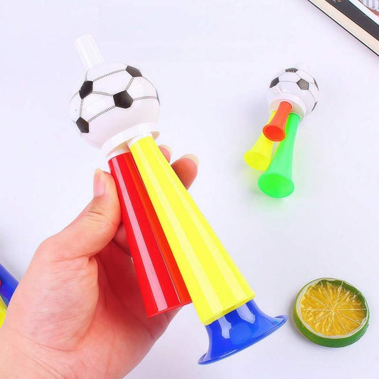 4pcs Football Cheering Horn,World Cup Supporter Horn, Match Day Accessory, Party Favor, 2026 World Cup, World Cup Supporter, Sports Stadium Cheering,Color Random
