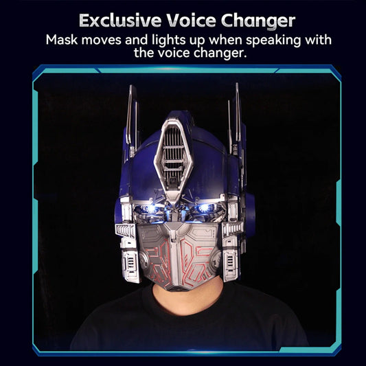 Transformers Optimus Prime Wearable Helmet with Voice Changer & Mechanical Moving Cheek Guards