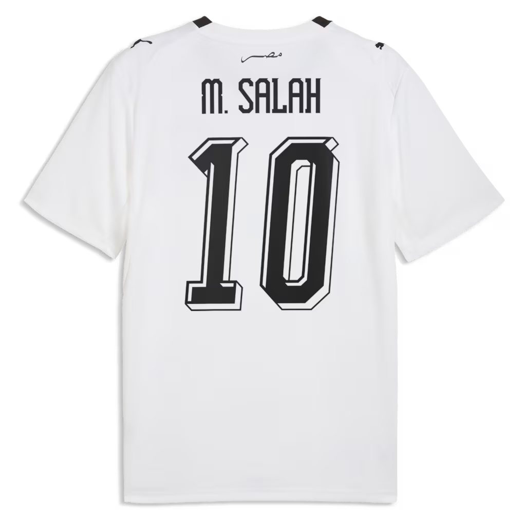 2026 World Cup Mohamed Salah Egypt Soccer Jersey Player Version Match Version - No. 10 Home Red and Away White