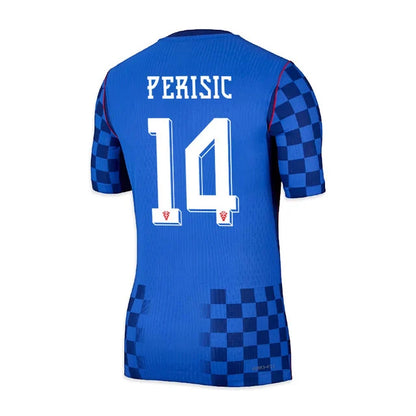 2026 World Cup Perisic Croatia Soccer Jersey Player Version  Match Version - No.14 Home Red and Away Blue