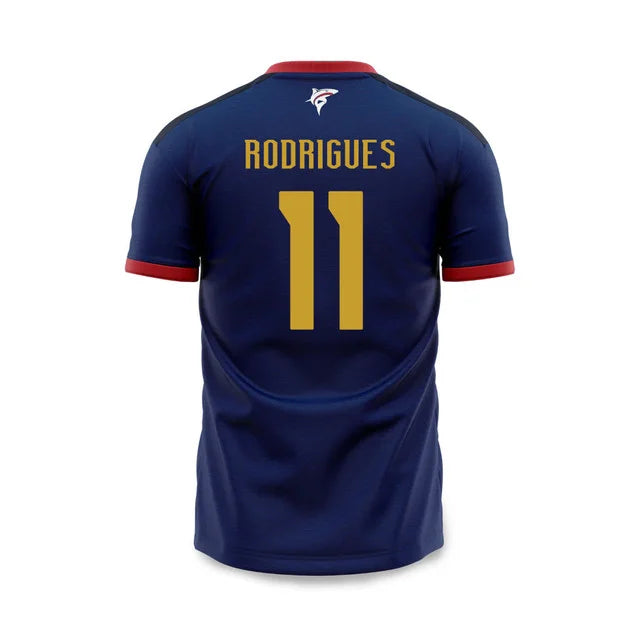 2026 World Cup Rodríguez Cape Verde Soccer Jersey Player Version  Match Version - No.11 Home Blue and Away White