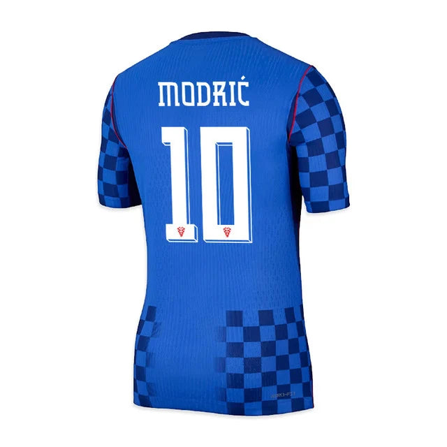 2026 World Cup Modrić Croatia Soccer Jersey Player Version  Match Version - No.10 Home Red and Away Blue