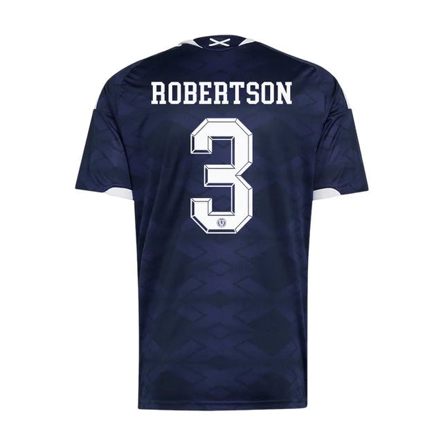 2026 World Cup Robertson Scotland Soccer Jersey Player Version  Match Version - No.3 Home Blue and Away Red