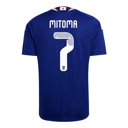 2026 World Cup Mitoma Japan Soccer Jersey Player Version  Match Version - No.7 Home Blue and Away White