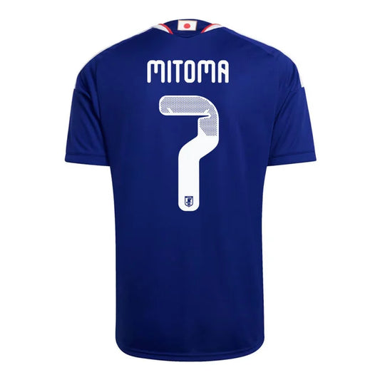 2026 World Cup Mitoma Japan Soccer Jersey Player Version  Match Version - No.7 Home Blue and Away White