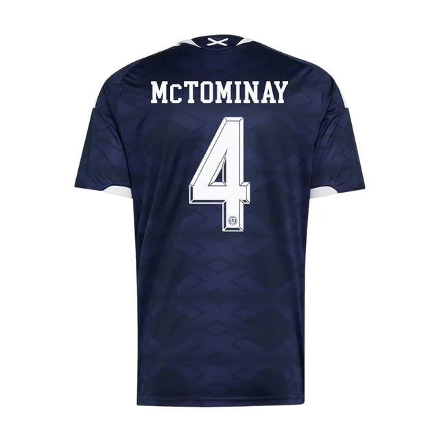 2026 World Cup McTominay Scotland Soccer Jersey Player Version  Match Version - No.4 Home Blue and Away Orange