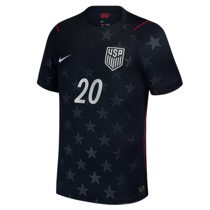 Fralin Balogun Men's USA National Soccer Team 2026 Season No. 20 Jersey - Home White and Away Black
