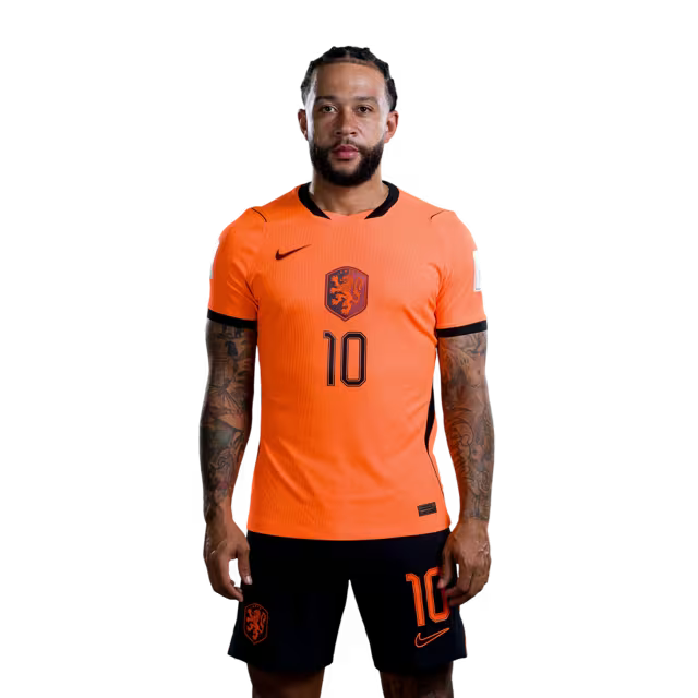 Netherlands National Team 2026 World Cup Jersey (Player Version/Match Version) — Forwards: No. 9 Wout Weghorst, No. 10 Memphis Depay, No. 11 Cody Gakpo / Aanvallers: nr. 9 Wout Weghorst, nr. 10 Memphis Depay, nr. 11 Cody Gakpo