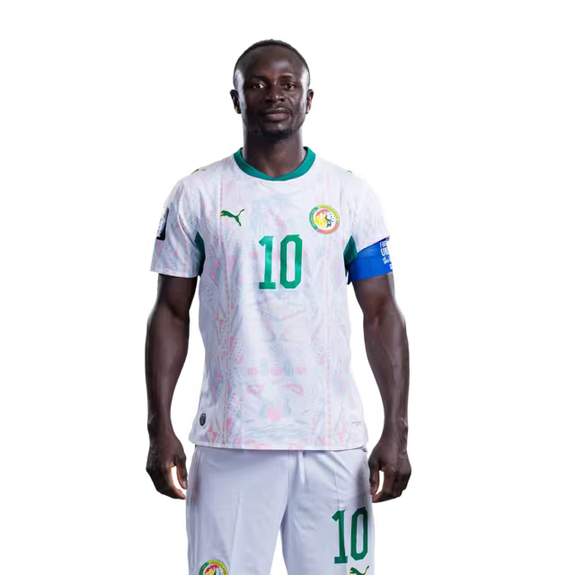 Senegal National Football Team 2026 World Cup Jersey (Player Version/Match Version) — Forwards: No.7 Assane DIAO, No.9 Bamba DIENG,No.10 Sadio MANE / Avants: No.7 Assane DIAO, No.9 Bamba DIENG,No.10 Sadio MANE
