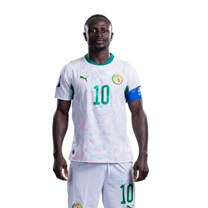 Senegal National Football Team 2026 World Cup Jersey (Player Version/Match Version) — Forwards: No.7 Assane DIAO, No.9 Bamba DIENG,No.10 Sadio MANE / Avants: No.7 Assane DIAO, No.9 Bamba DIENG,No.10 Sadio MANE