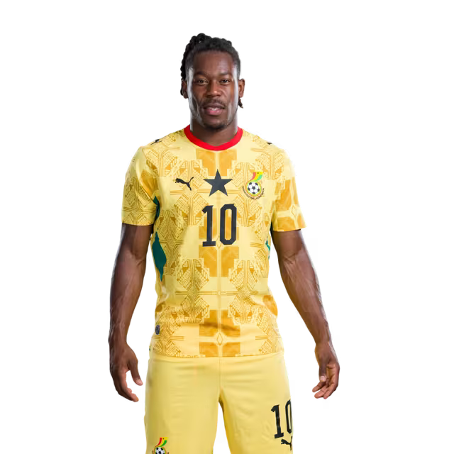 Ghana National Football Team 2026 World Cup Jersey (Player Version/Match Version) — Forwards: No.7 Abdul FATAWU, No.9 Jordan AYEW,No.10 Brandon THOMAS-ASANTE