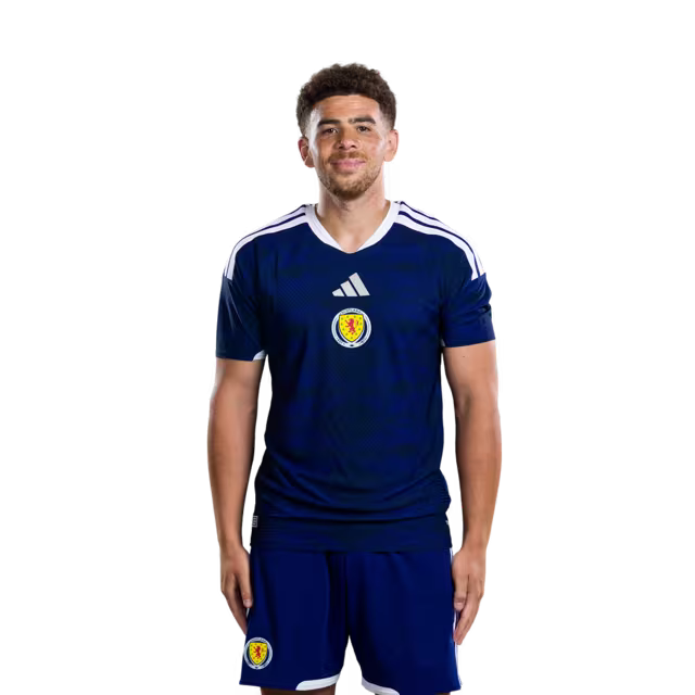 Scotland National Football Team 2026 World Cup Jersey (Player Version/Match Version) — Forwards: No.9 Lyndon DYKES, No.10 Che Adams,No.14 Ross STEWART