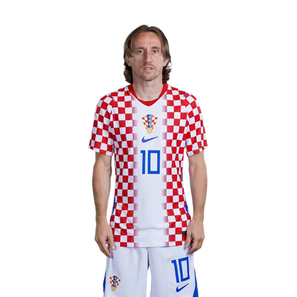 Croatia National Team 2026 World Cup Jersey (Player/Match Version) — Midfielders: No. 7 Nikola Moro, No. 8 Mateo Kovačić, No. 10 Luka Modrić / Veznjaci: Br. 7 Nikola Moro, Br. 8 Mateo KOVAČIĆ, Br. 10 Luka MODRIĆ