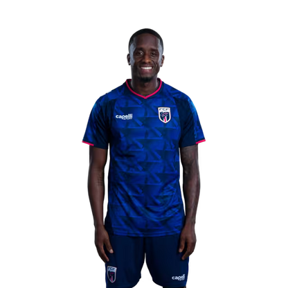 Cape Verde National Football Team 2026 World Cup Jersey (Player Version/Match Version) — Midfielders: No. 10 Jamiro Monteiro, No. 11 Garry Rodrigues, No. 14 Deroy Duarte/Médios: N.º 10 JAMIRO MONTEIRO, N.º 11 GARRY RODRIGUES, N.º 14 DEROY DUARTE