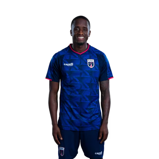 Cape Verde National Football Team 2026 World Cup Jersey (Player Version/Match Version) — Midfielders: No. 10 Jamiro Monteiro, No. 11 Garry Rodrigues, No. 14 Deroy Duarte/Médios: N.º 10 JAMIRO MONTEIRO, N.º 11 GARRY RODRIGUES, N.º 14 DEROY DUARTE