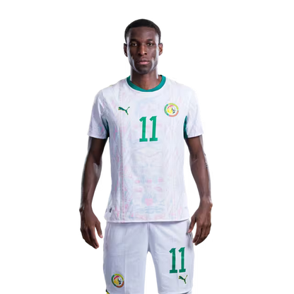 Senegal National Football Team 2026 World Cup Jersey (Player Version/Match Version) — Forwards: No.11 Nicolas JACKSON, No.12 Cherif NDIAYE,No.13 Iliman NDIAYE / Avants: No.11 Nicolas Jackson, No.12 Cherif NDIAYE,No.13 Iliman NDIAYE