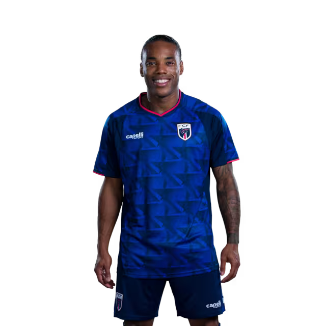 Cape Verde National Football Team 2026 World Cup Jersey (Player Version/Match Version) — Midfielders: No. 10 Jamiro Monteiro, No. 11 Garry Rodrigues, No. 14 Deroy Duarte/Médios: N.º 10 JAMIRO MONTEIRO, N.º 11 GARRY RODRIGUES, N.º 14 DEROY DUARTE