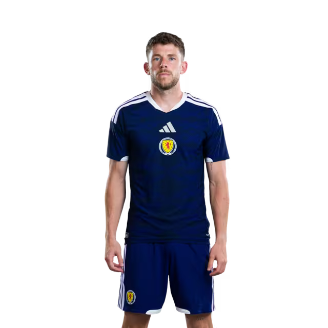 Scotland National Football Team 2026 World Cup Jersey (Player Version/Match Version) — Midfielders: No.11 Ryan Christie, No.19 Lewis FERGUSON,No.23 Kenny McLEAN