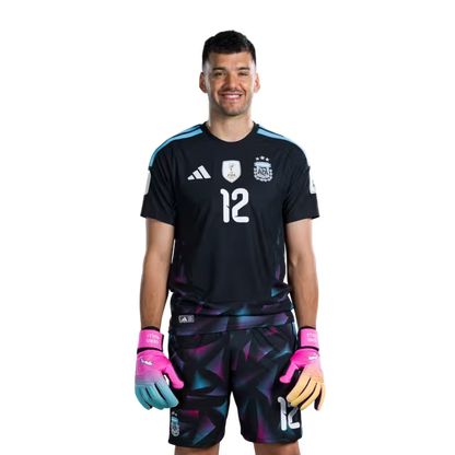 Argentina National Football Team 2026 World Cup Jersey (Player Version/Match Version) — Goalkeepers: No.1 Juan MUSSO, No.12 Geronimo RULLI, No.23 Emiliano MARTINEZ / Porteros: No.1 Juan MUSSO, No.12 Gerónimo RULLI, No.23 Emiliano MARTINEZ