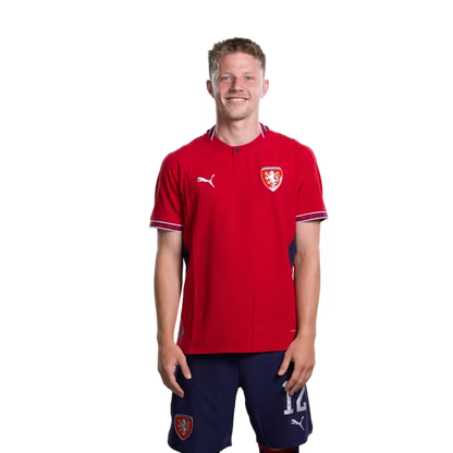 Czech Republic National Football Team 2026 World Cup Jersey (Player/Match Version) — Midfielders: No. 8 Vladimír Darida, No. 12 Lukáš Červ, No. 17 Lukáš Provod./ Záložníci: č. 8 Vladimir DARIDA, č. 12 Lukáš CERV, č. 17 Lukáš PROVOD