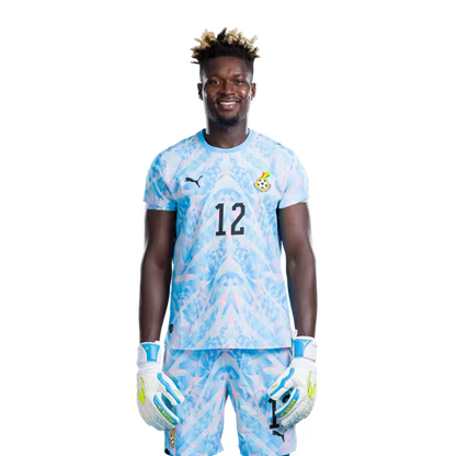 Ghana National Football Team 2026 World Cup Jersey (Player Version/Match Version) — Goalkeepers: No.1 Lawrence Ati ZIGI, No.12 Joseph ANANG,No.16 Benjamin ASARE