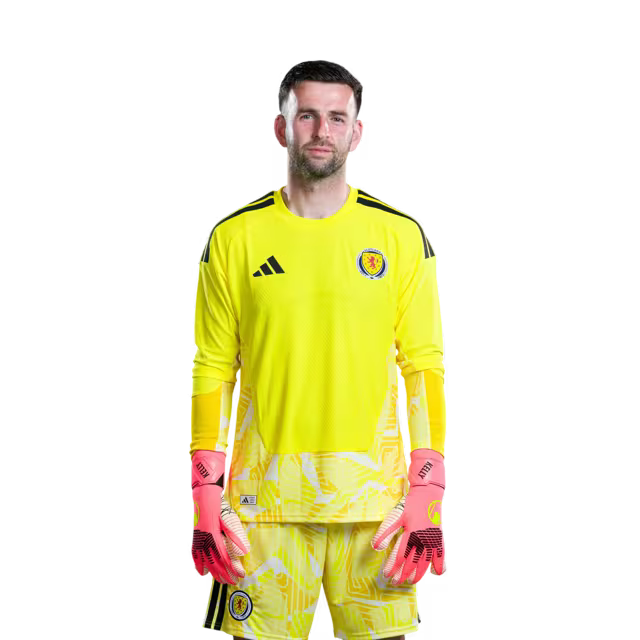Scotland National Football Team 2026 World Cup Jersey (Player Version/Match Version) — Goalkeepers: No.1 Angus Gunn, No.12 Liam KELLY,No.21 Craig GORDON