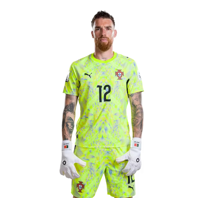Portugal National Team 2026 World Cup Jersey (Player Version/Match Version) — Goalkeepers: No. 1 Diogo Costa, No. 12 José Sá, No. 22 Rui Silva / Guarda-redes: N.º1 DIOGO COSTA, N.º12 JOSE SA, N.º22 RUI SILVA