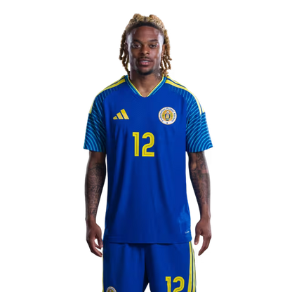 2026 World Cup Curaçao National Football Team Jersey (Player/Match Version) — Forwards: No. 9 Juergen Locadia, No. 11 Jeremy Antonisse, No. 12 Sontje Hansen./Delanteronan: No.9 Juergen LOCADIA, No.11 Jeremy Antonisse,No.12 Sontje HANSEN