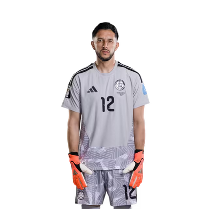 Colombia National Football Team 2026 World Cup Jersey (Player Version/Match Version) — Goalkeepers: No. 1 David Ospina, No. 12 Camilo Vargas, No. 24 Álvaro Montero/ Porteros: N.° 1 David Ospina, N.° 12 Camilo Vargas, N.° 24 Álvaro Montero
