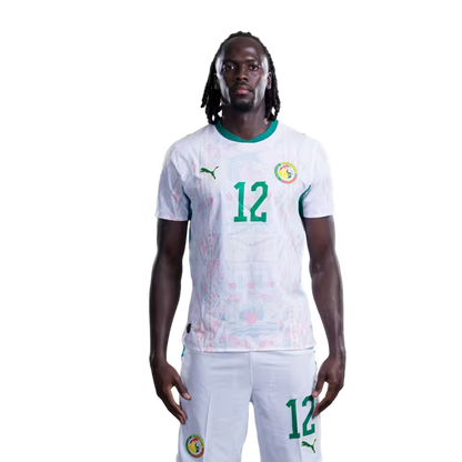 Senegal National Football Team 2026 World Cup Jersey (Player Version/Match Version) — Forwards: No.11 Nicolas JACKSON, No.12 Cherif NDIAYE,No.13 Iliman NDIAYE / Avants: No.11 Nicolas Jackson, No.12 Cherif NDIAYE,No.13 Iliman NDIAYE