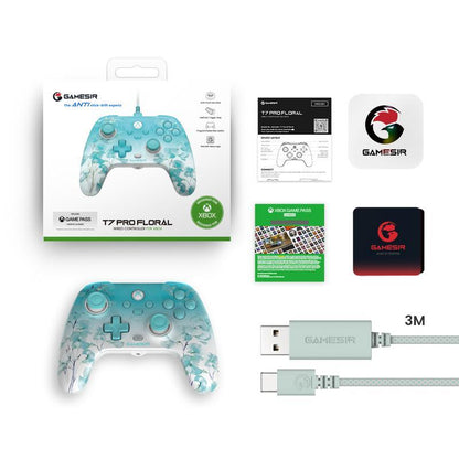 GameSir T7 Pro Floral Wired Controller for Xbox Console Accessories Smartphone Handheld Gamepad