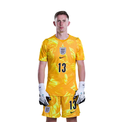 England National Soccer Team 2026 FIFA World Cup Jerseys (Player Version and Match Version) – Goalkeepers: #1 Jordan PICKFORD, #13 Dean Henderson, #23 James TRAFFORD