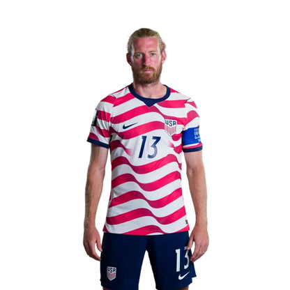 USA 2026 World Cup Jersey - Player Version - Match Version - Defenders: 6 Auston TRUSTY, 12 Miles ROBINSON, 13 Tim REAM