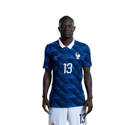 France National Football Team 2026 World Cup Jersey (Player Version/Match Version) — Midfielders: No. 6 Manu Koné, No. 8 Aurélien Tchouaméni, No. 13 N'Golo Kanté / Milieux de terrain : n° 6 Manu Koné, n° 8 Aurélien Tchouaméni, n° 13 Ngolo KANTE