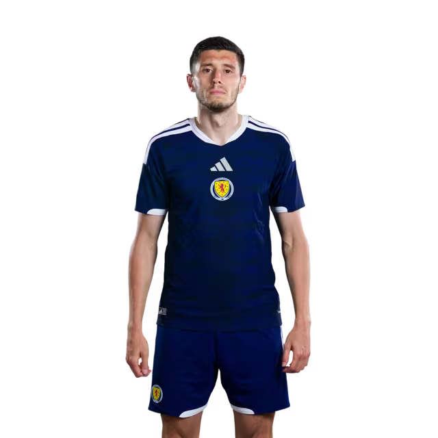 Scotland National Football Team 2026 World Cup Jersey (Player Version/Match Version) — Forwards: No.9 Lyndon DYKES, No.10 Che Adams,No.14 Ross STEWART